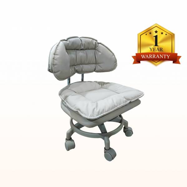 S-30 Manicure Stool With Backrest (Grey)